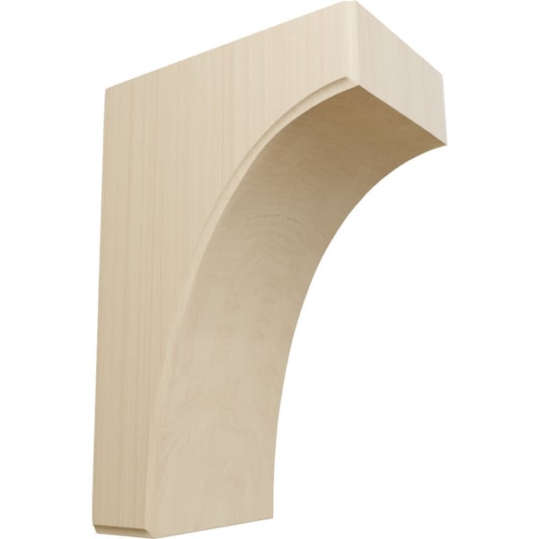 Ekena Millwork 5 1/4"W x 8"D x 12"H Clarksville Bracket, Rubberwood BKTW05X08X12CVRW - main